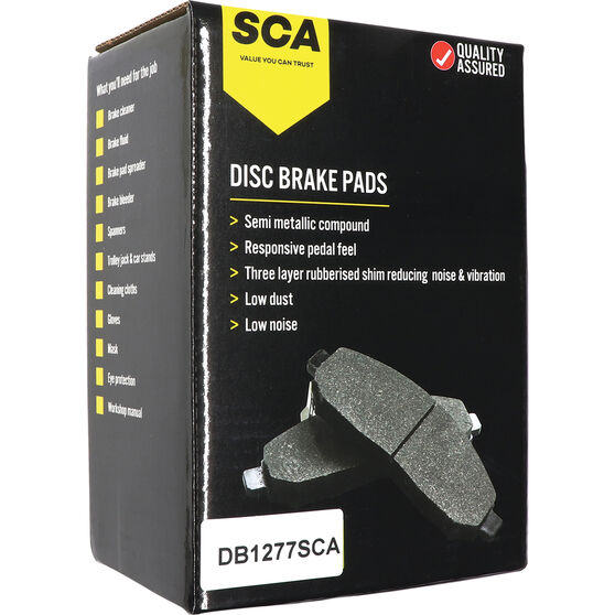 SCA Disc Brake Pads DB1277SCA, , scaau_hi-res