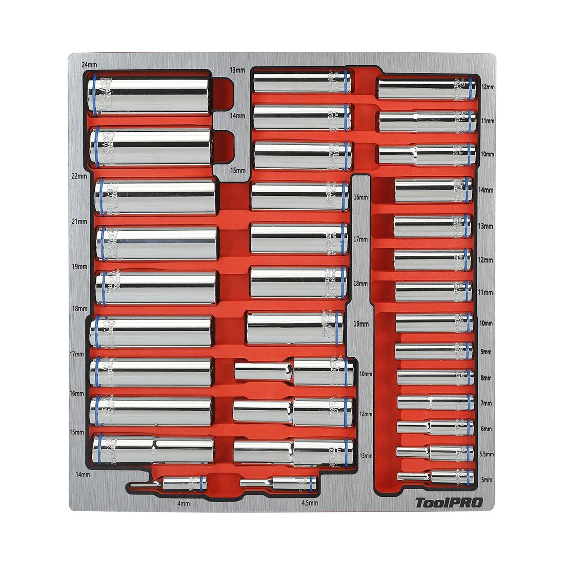 ToolPRO EVA Deep Socket Set 35 Piece, , scaau_hi-res