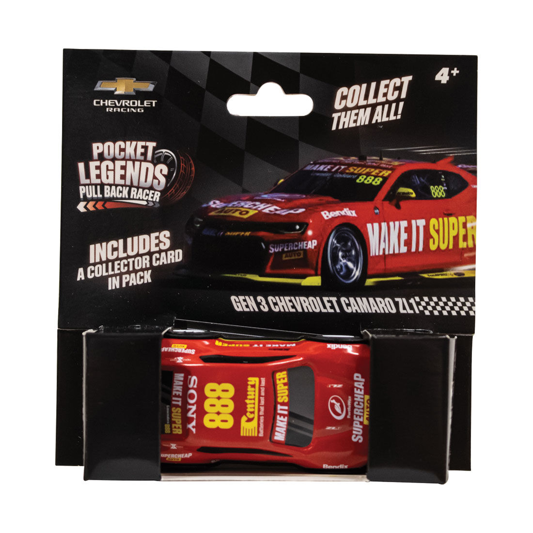 Pocket Legends Pull Back Racer 2023 SCA Wildcard Livery, , scaau_hi-res