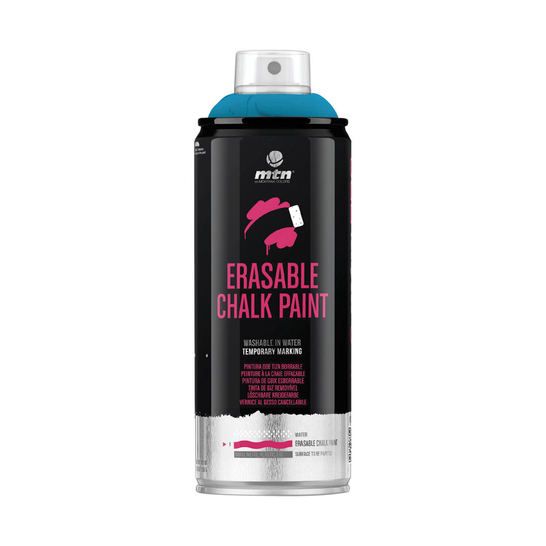 MTN Pro Electric Blue Erasable Chalk Spray Paint  400mL, , scaau_hi-res