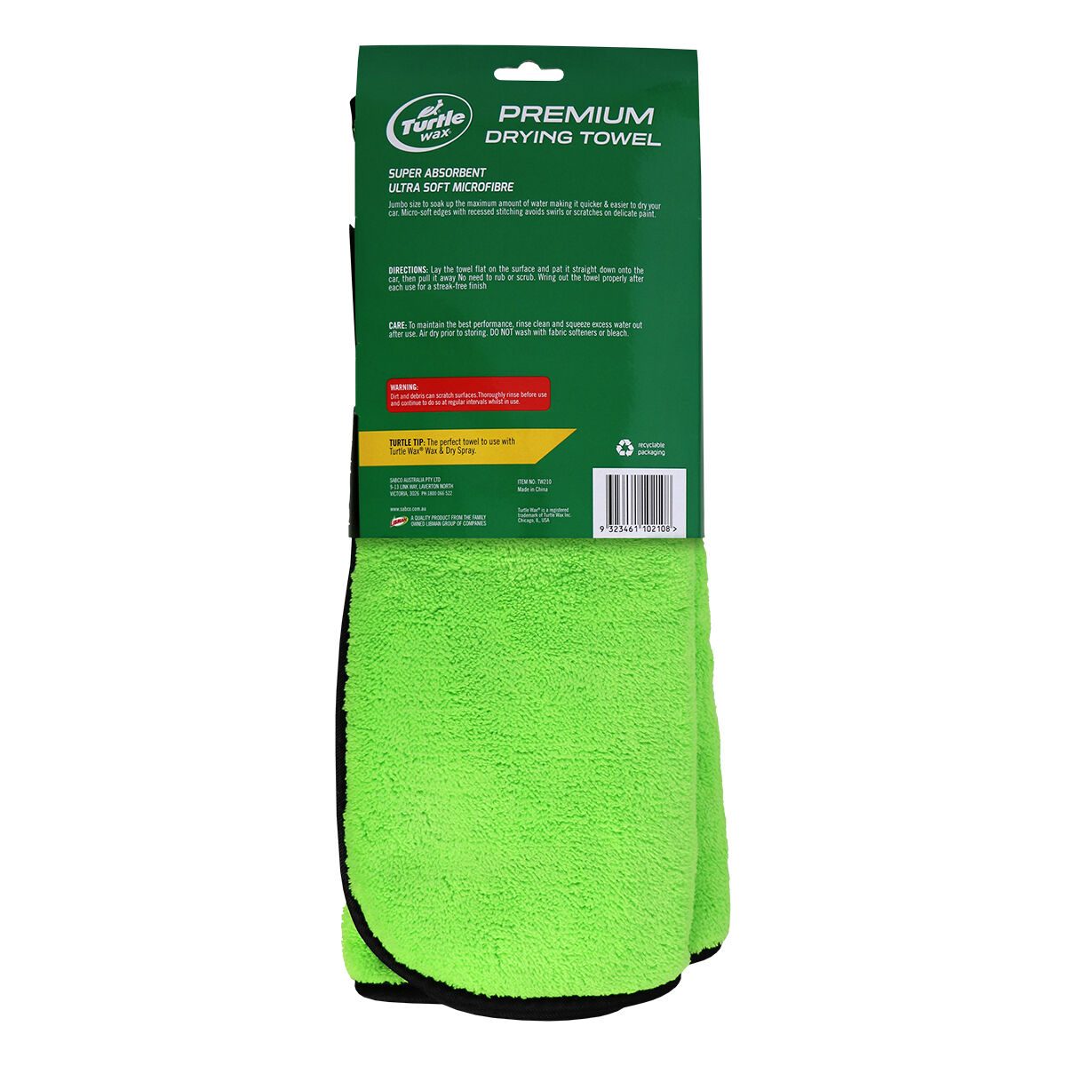 Turtle Wax Premium Drying Towel 900 x 600mm, , scaau_hi-res