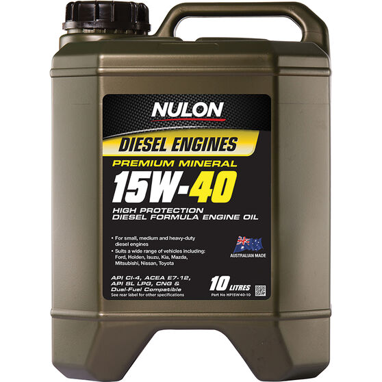 Nulon High Protection Diesel Engine Oil - 15W-40 10 Litre, , scaau_hi-res