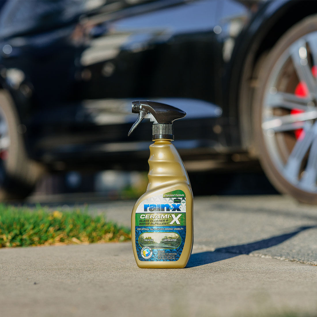Rain-X Pro Cerami-X Glass Cleaner and Water Repellent 473mL, , scaau_hi-res