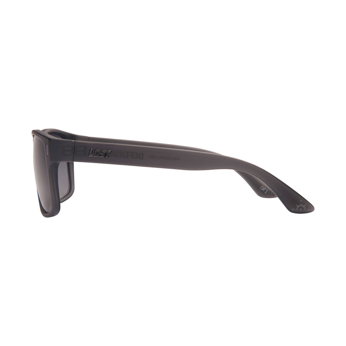 LOST Sunglasses Defender Polarised Matte Xtal Black, , scaau_hi-res