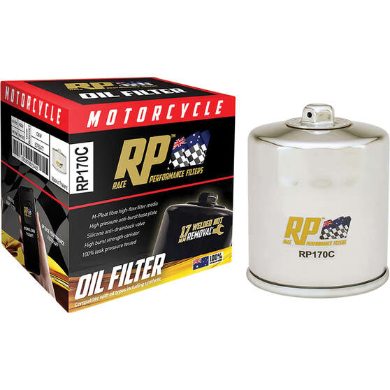 Race Performance Motorcycle Oil Filter RP170C Supercheap Auto