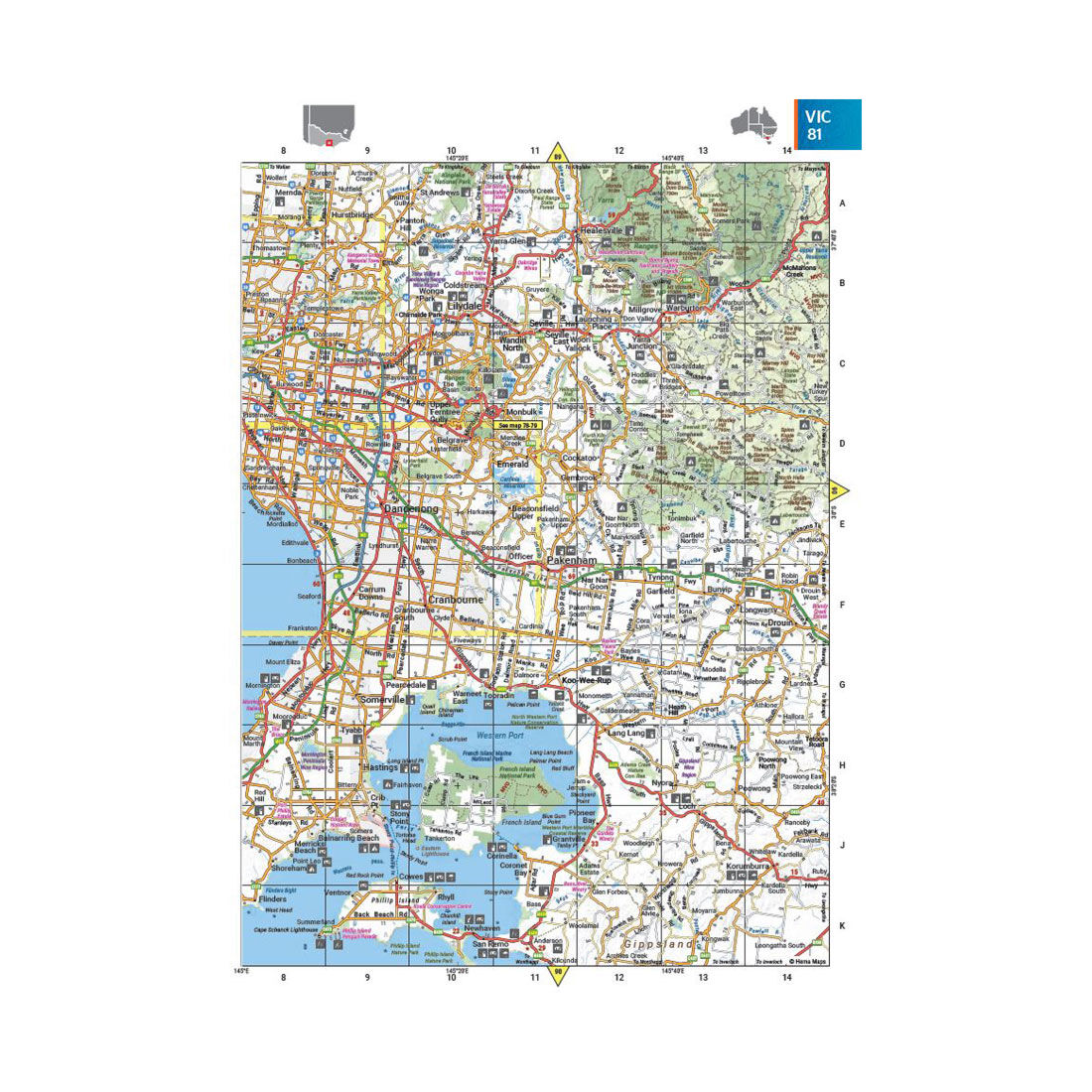 Hema Australia Road and 4WD Handy Atlas, , scaau_hi-res