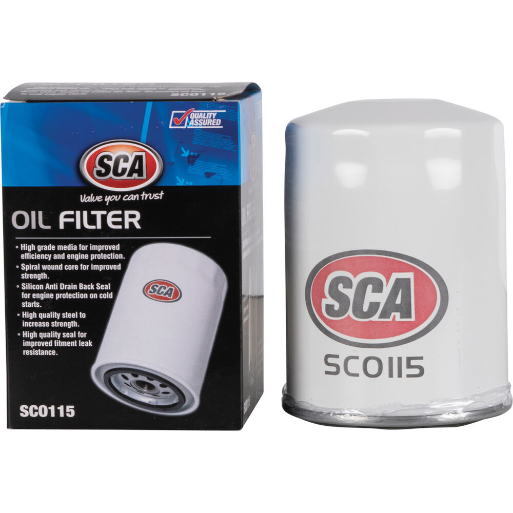 SCA Oil Filter SCO115 (Interchangeable with Z115) Supercheap Auto