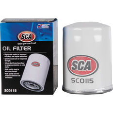 SCA Oil Filter SCO115 (Interchangeable with Z115), , scaau_hi-res