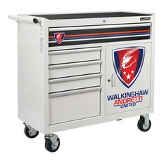 Walkinshaw Andretti United Tool Cabinet 5 Drawer 41 Inch, , scaau_hi-res
