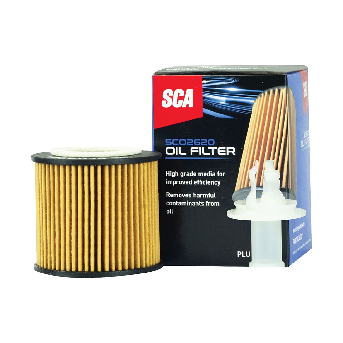 SCA Oil Filter SCO2620 (Interchangeable with R2620P), , scaau_hi-res