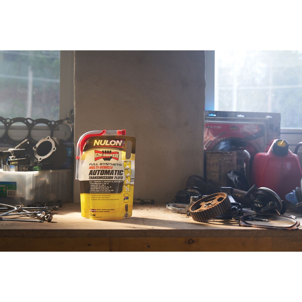 NULON EZY-SQUEEZE Multi-Vehicle Automatic Transmission Fluid - 1 Litre, , scaau_hi-res