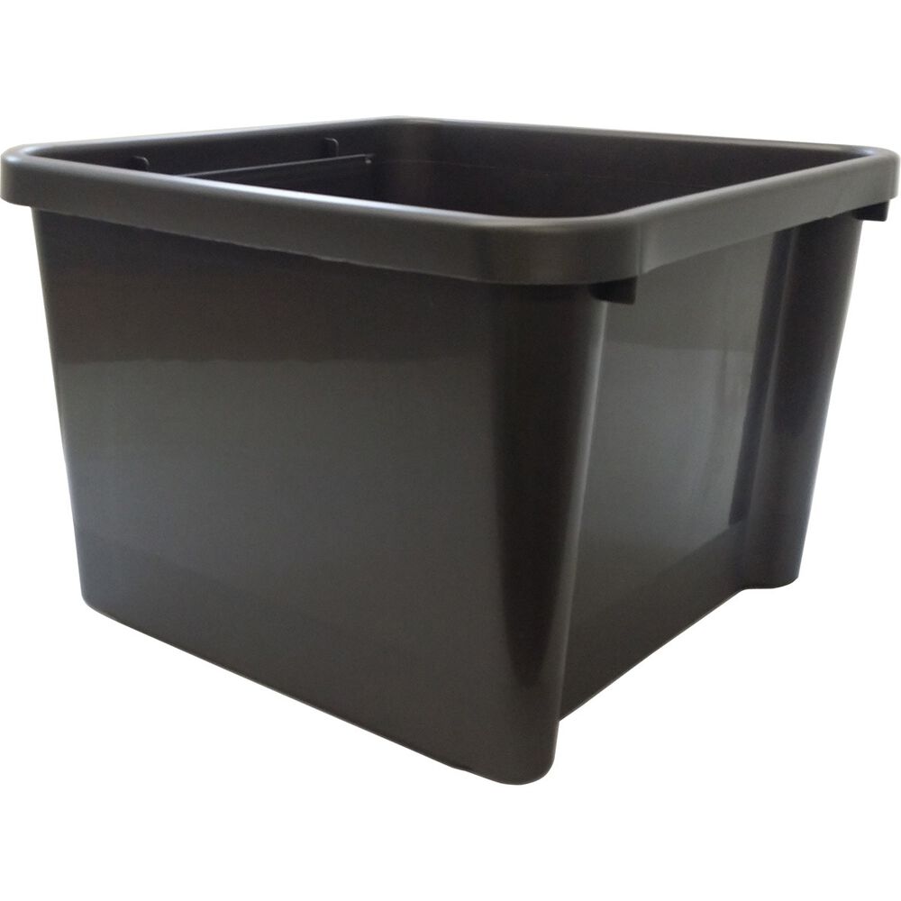 SCA Plastic Storage Bin Charcoal, 30 Litre Supercheap Auto