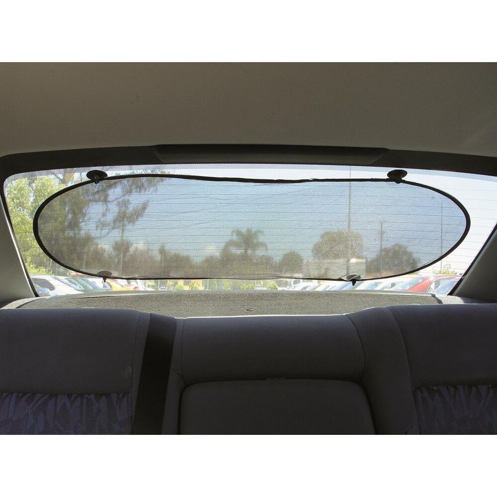 Car rear sunshade clearance