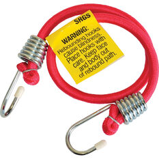 SCA Metal Hook Bungee Cord - 60cm, Red, , scaau_hi-res