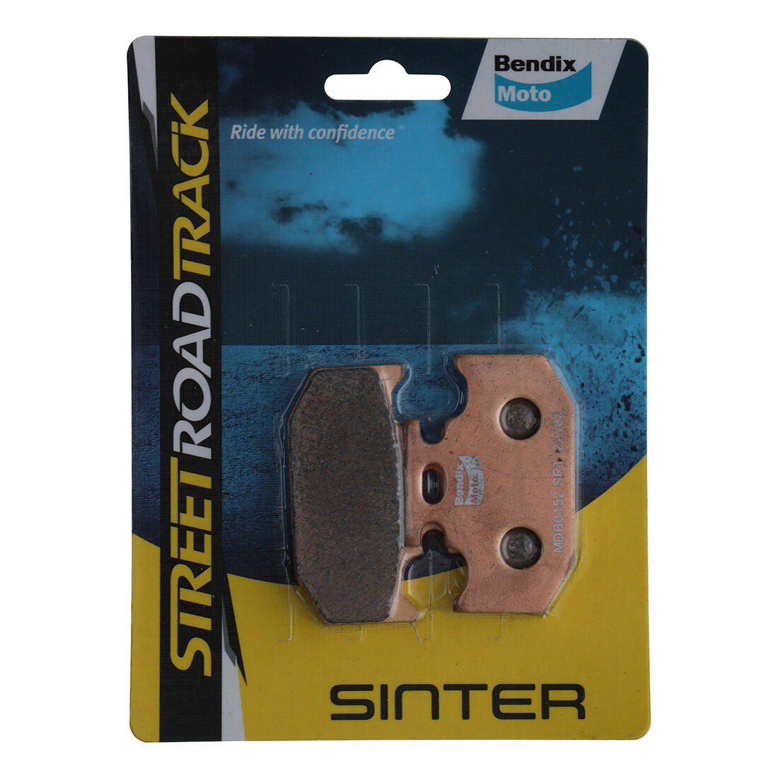Bendix Street Road Track Motorcycle Disc Brake Pads - MDB0152-SRT, , scaau_hi-res