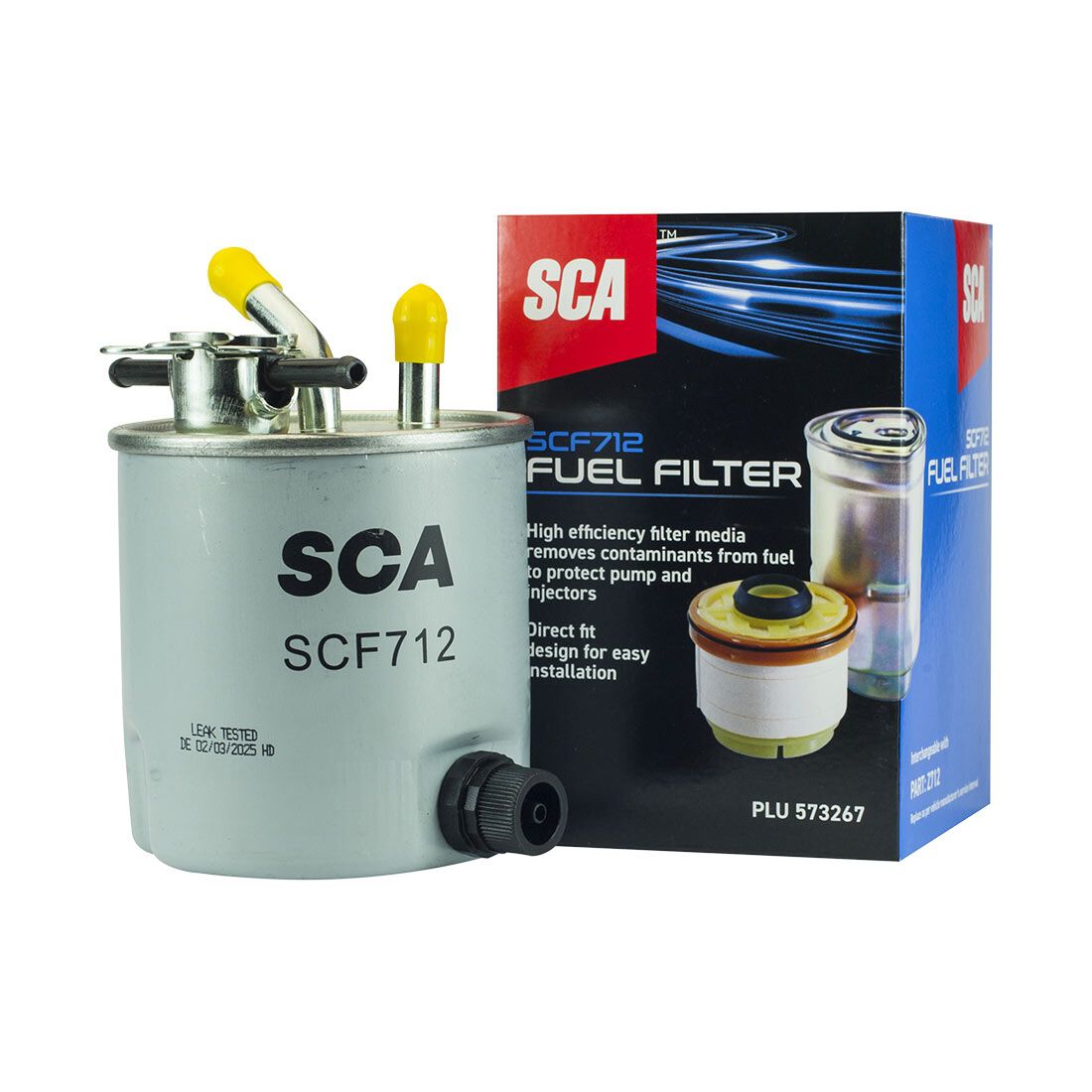 SCA Fuel Filter SCF712 (Interchangeable with Z712), , scaau_hi-res