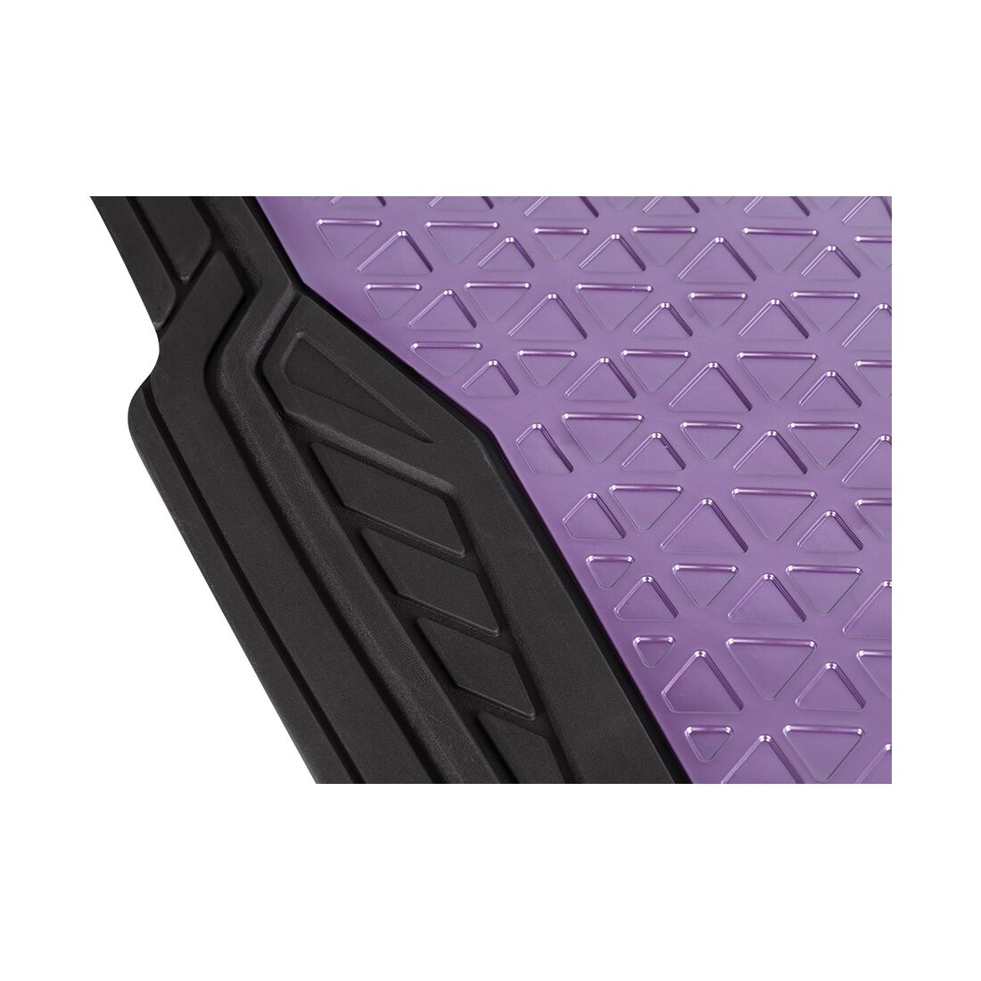 SCA Floor Mats PVC Rubber Pattern Purple Set of 4, , scaau_hi-res