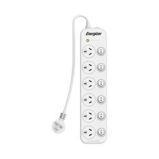 Energizer 6 Outlet Powerboard Surge Protected, , scaau_hi-res