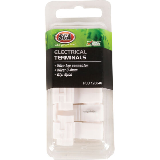 Sca Electrical Terminals Wire Tap Connector 3 4mm 6 Pack Supercheap Auto