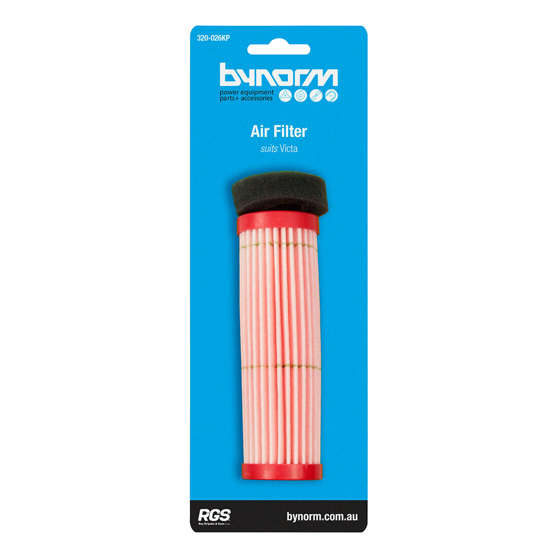 Bynorm Lawnmower Air Filter Suits Victa G3 G4 LM Long Filter