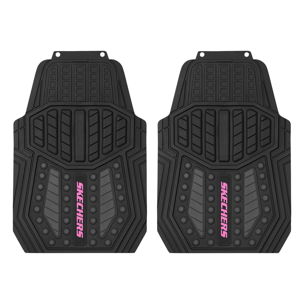 Skechers Hyper Pillar Floor Mats Black/Purple Front Pair Supercheap Auto