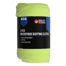 SCA Microfibre Buffing Cloths 2 Pack, , scaau_hi-res