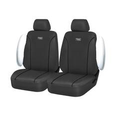 Ridge Ryder Canvas Seat Covers Charcoal/Black 30SAB, , scaau_hi-res