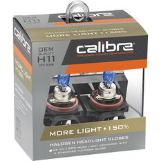 Calibre Plus 150 Headlight Globes - H11, 12V 55W, CA150H11, , scaau_hi-res