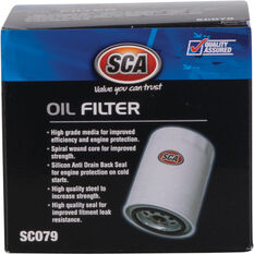 SCA Oil Filter SCO79 (Interchangeable with Z79A), , scaau_hi-res