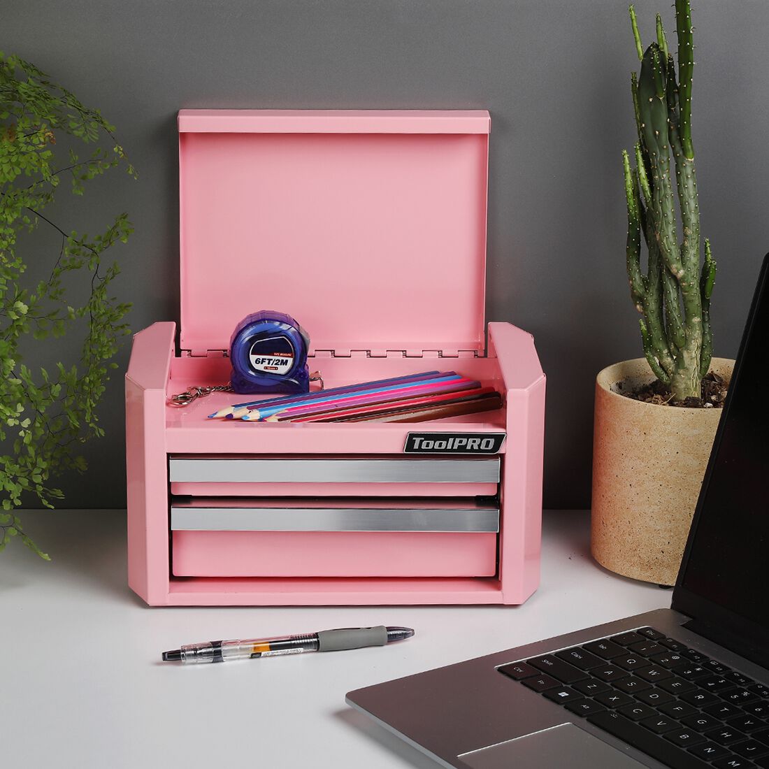 ToolPRO Mini Edge Tool Chest Pink, , scaau_hi-res