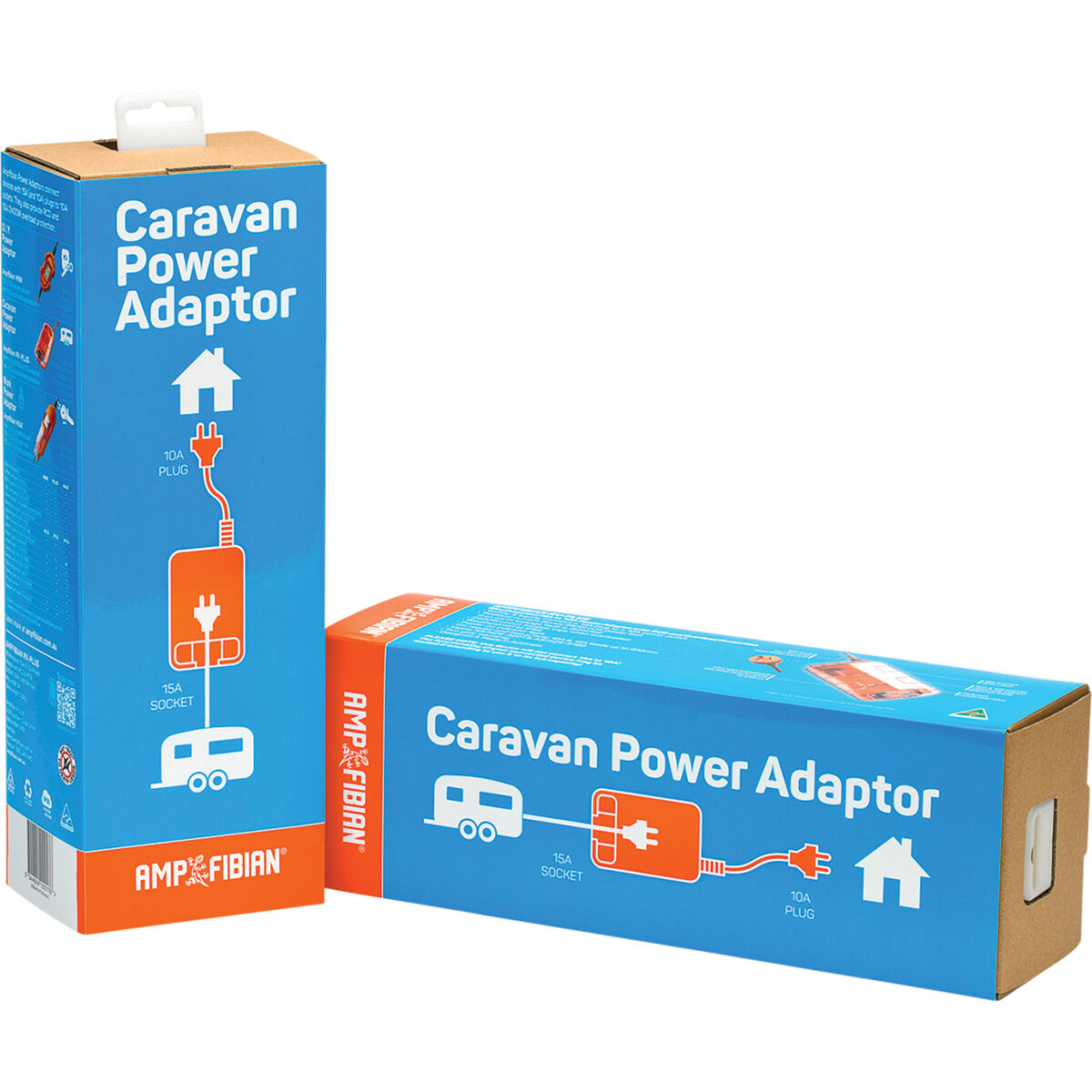 Ampfibian RV-Plus Outdoor 15A to 10A Adaptor, , scaau_hi-res