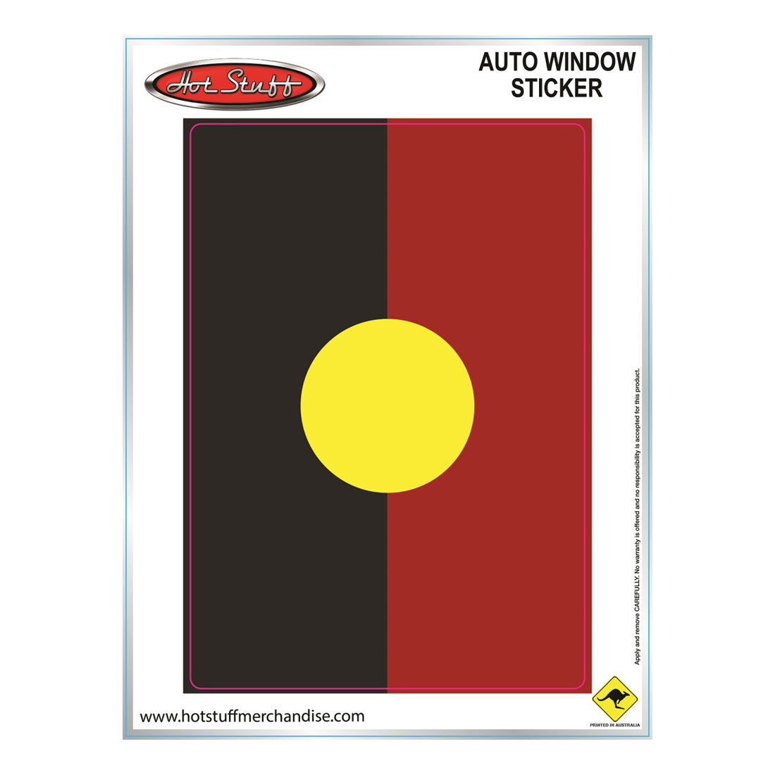 Hot Stuff Sticker Aus Native Flag, , scaau_hi-res