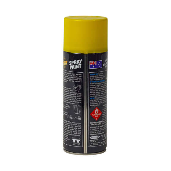 5 Star Enamel Spray Paint Primrose Yellow 250g, , scaau_hi-res