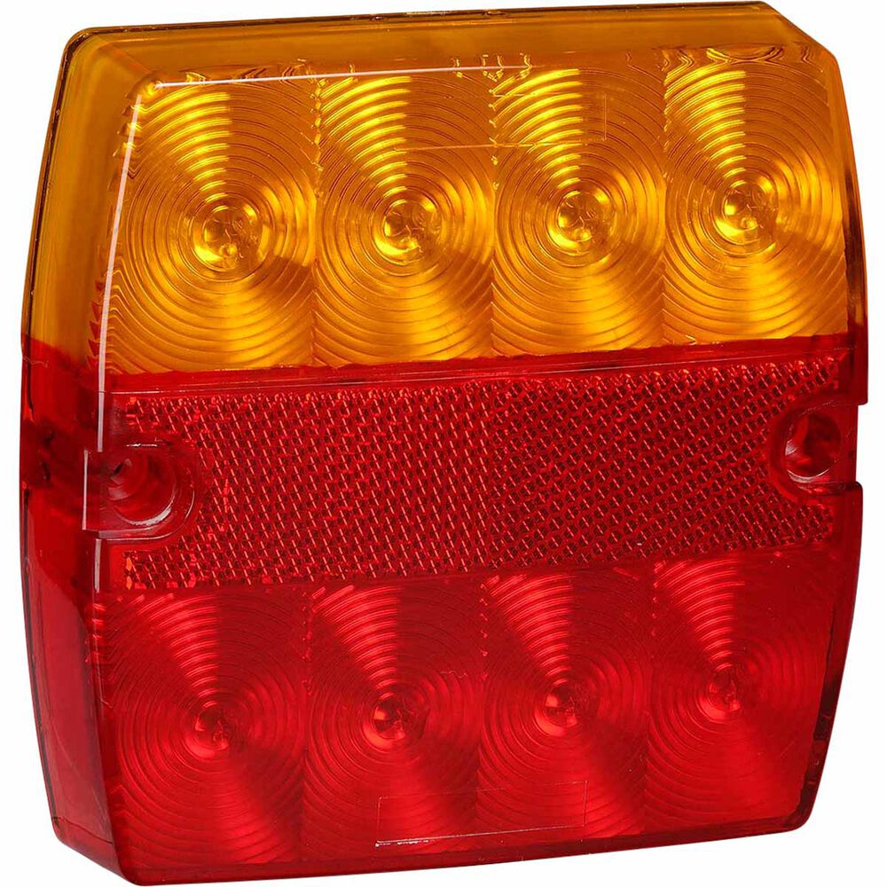 Narva Trailer Lamp LED, SlimLine Square, Combination, 2 Pack