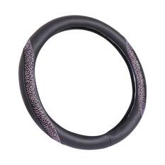 SCA Ombre Bling Leather Look Steering Wheel Cover and Seat Belt Buddies, , scaau_hi-res