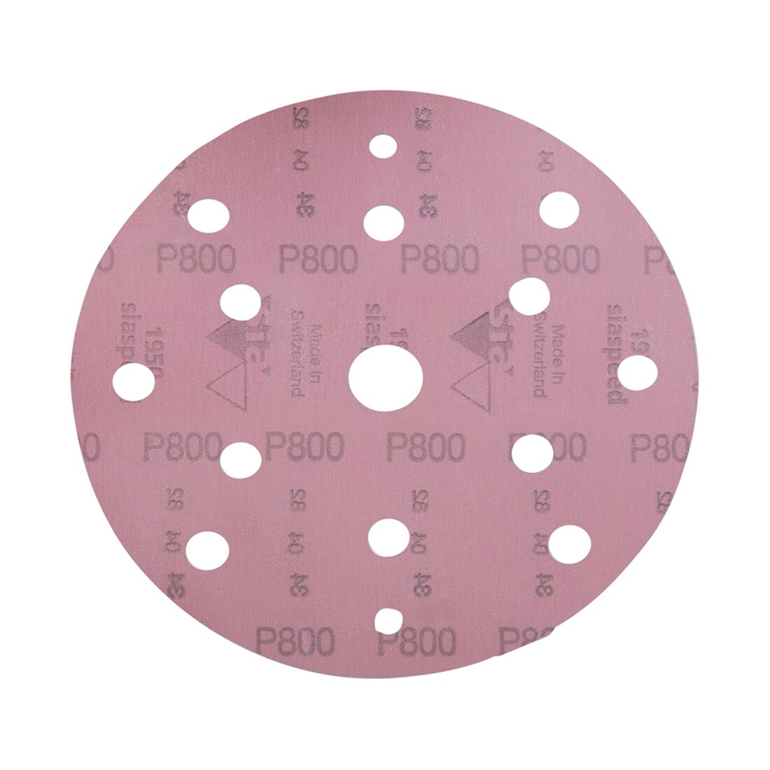 SIA Abrasives 150mm Premium Wet & Dry Sanding Disc, 1950 Series, 8 Hole, 800 Grit, 5 Pack, , scaau_hi-res