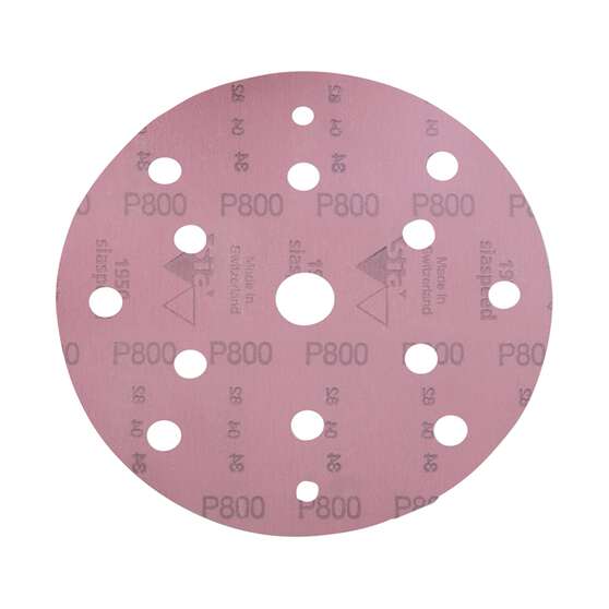 SIA Abrasives 150mm Premium Wet & Dry Sanding Disc, 1950 Series, 8 Hole, 800 Grit, 5 Pack, , scaau_hi-res