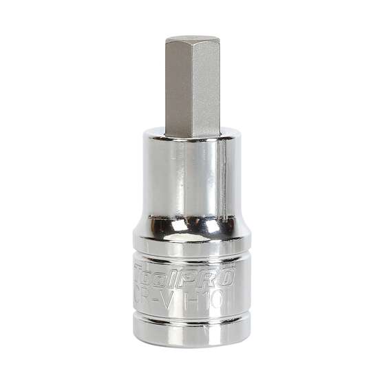 ToolPRO Single Hex Socket - 1/2" Drive, 10mm, , scaau_hi-res