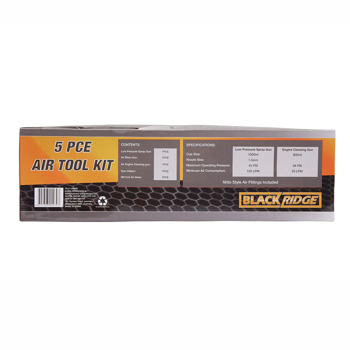 Blackridge Air Tool Kit 5 Piece, , scaau_hi-res