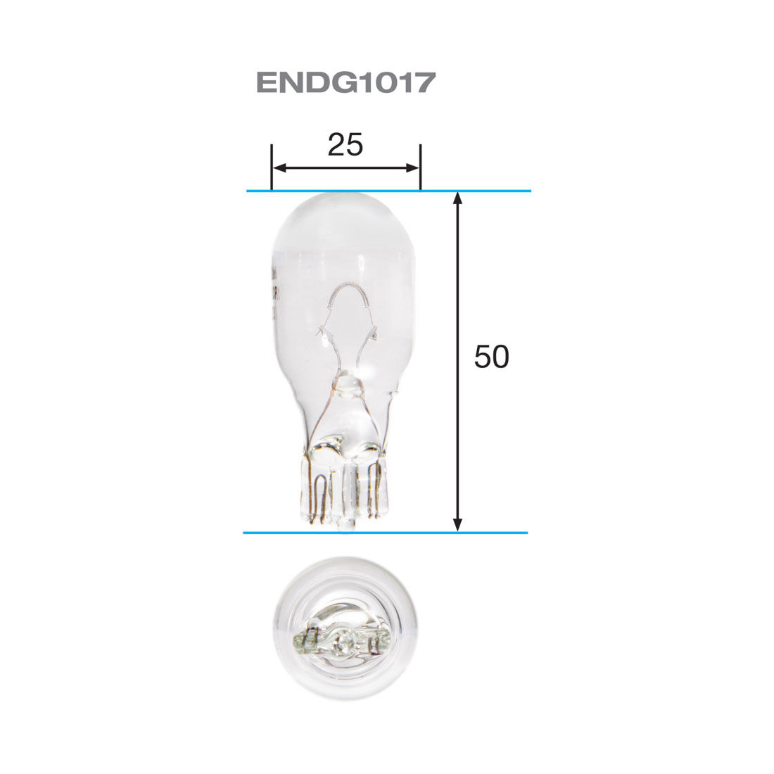 ENDURALIGHT Automotive Globes - Wedge 12V, 21CP, T-15, , scaau_hi-res