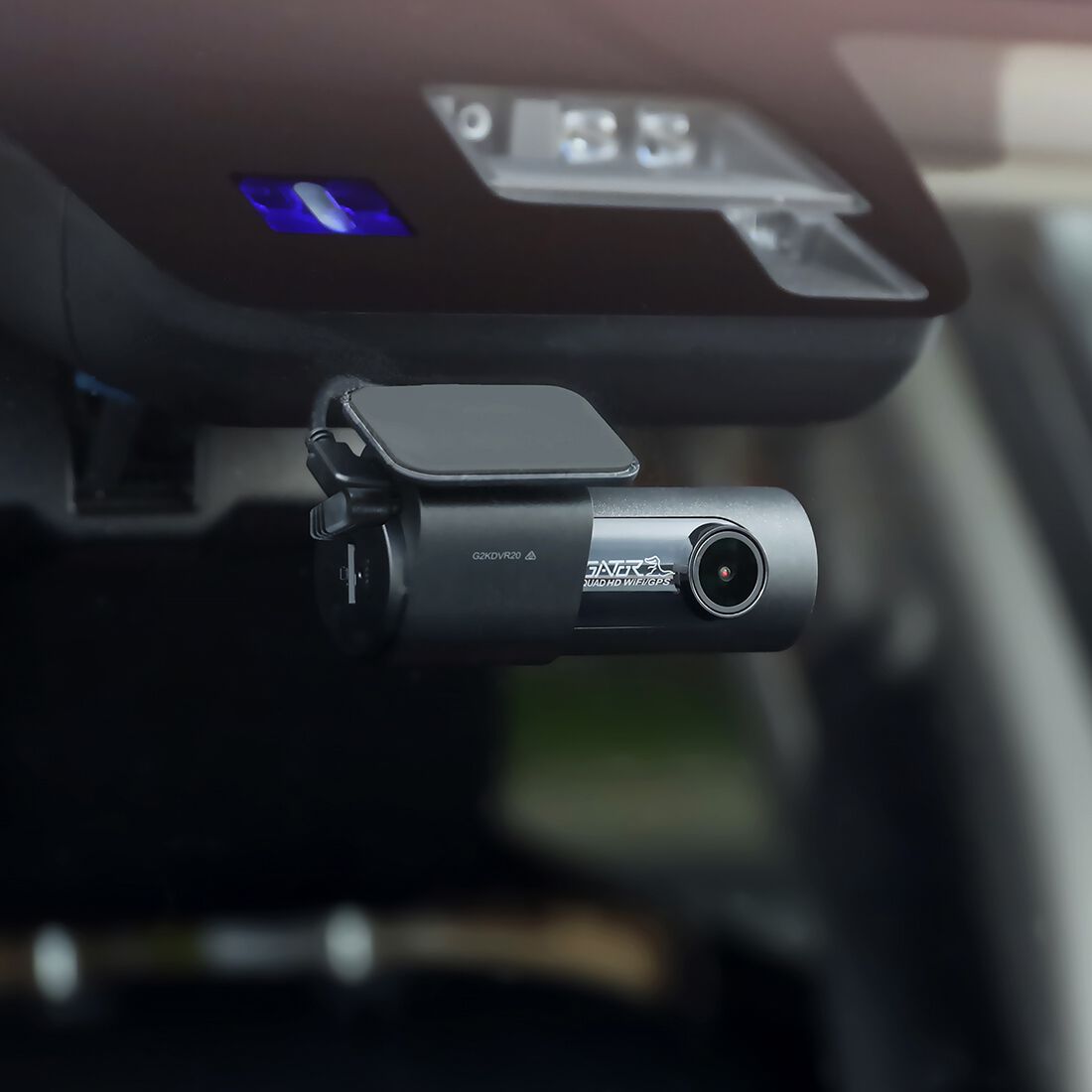 Gator Dash Camera 2K Dual Barrel WiFi GPS 64GB G2KDVR20, , scaau_hi-res