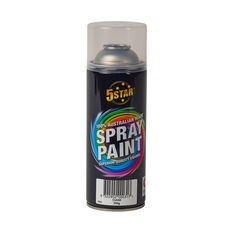 5 Star Enamel Spray Paint Clear 250g, , scaau_hi-res