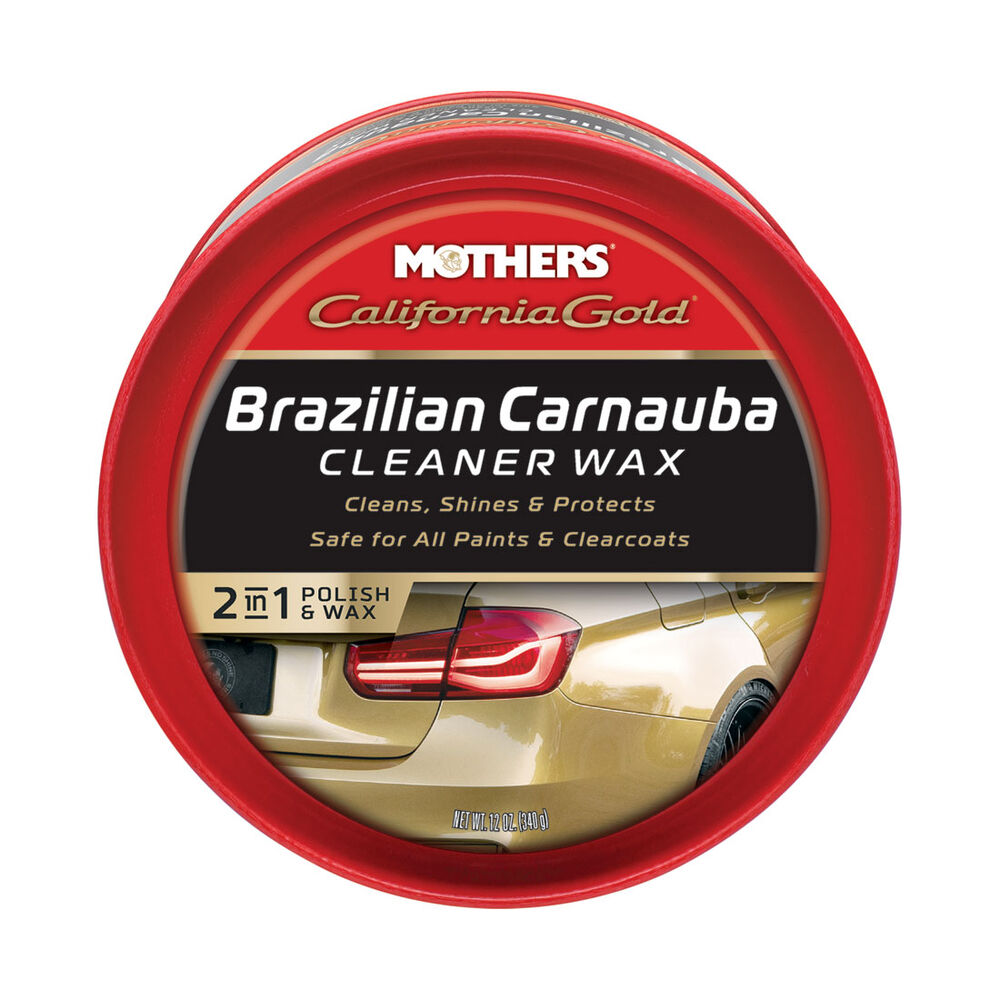 Mothers California Gold Brazilian Carnauba Cleaner Paste Wax 340g Supercheap Auto