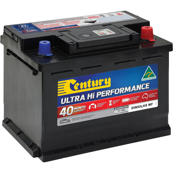 Century Ultra Hi Performance Car Battery DIN53LHX, , scaau_hi-res