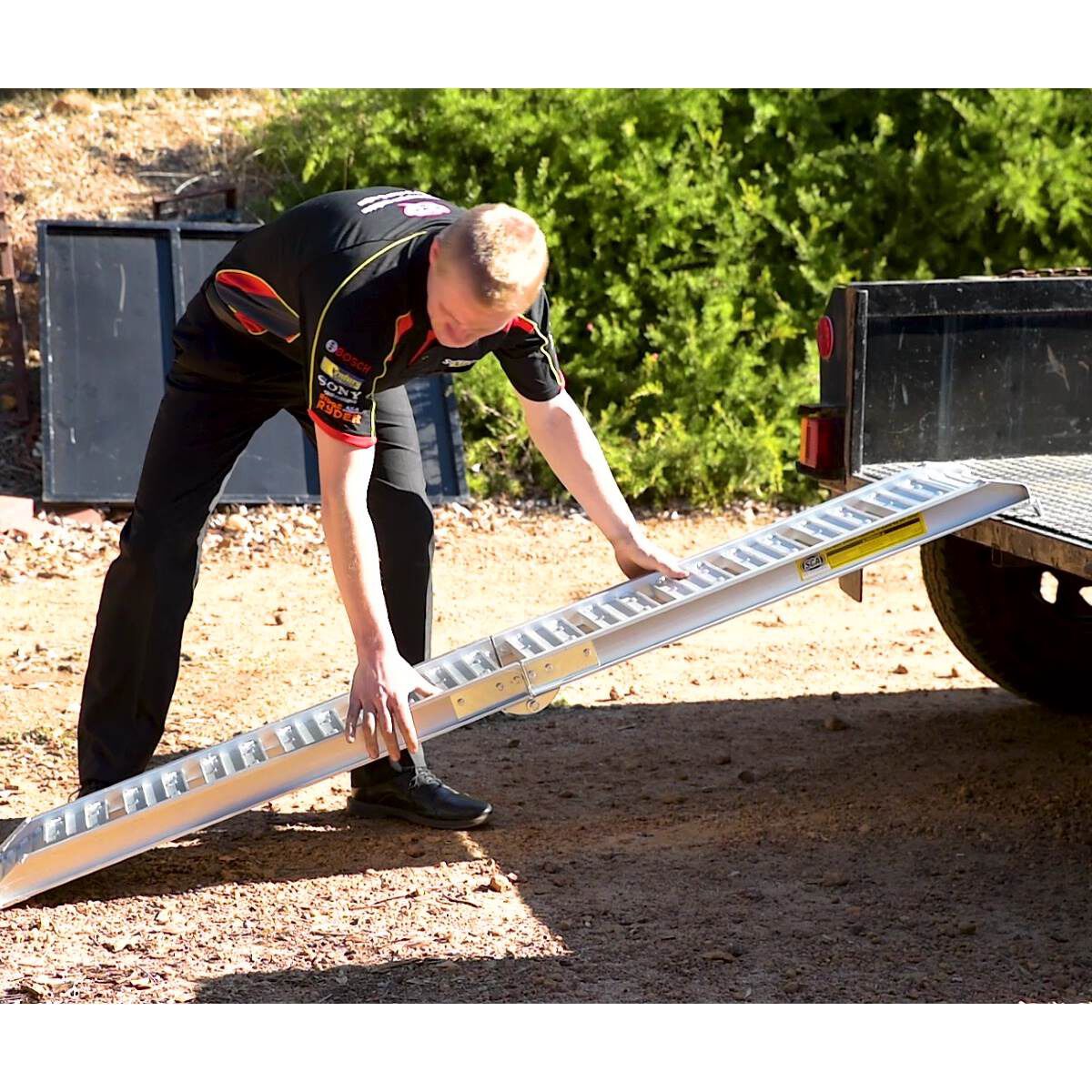 SCA Loading Ramp Aluminium Single 220Kg, , scaau_hi-res