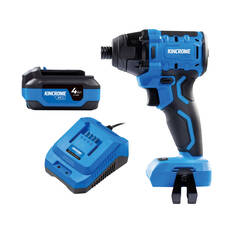 Kincrome PT18 18V Brushless Impact Driver Kit 4.0Ah, , scaau_hi-res