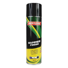 Septone® Hammer Finish Paint, Metallic Black - 400g, , scaau_hi-res