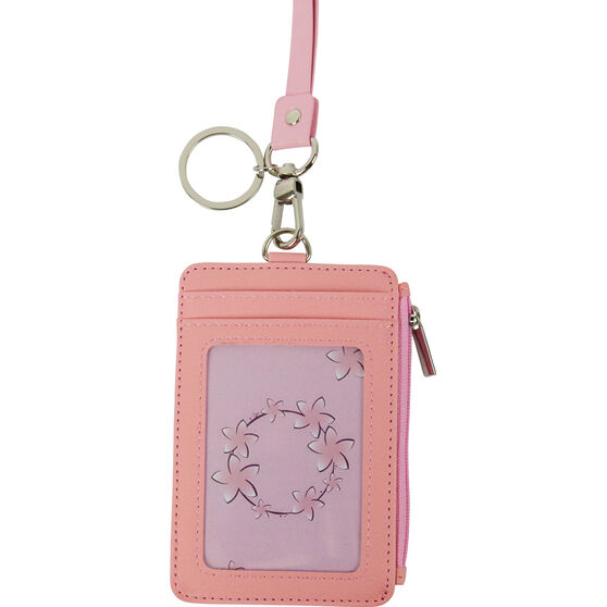 Lanyard - Double Sided, Card Colder, Zip Purse, Pink, , scaau_hi-res