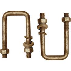 Trojan Square Trailer U Bolt Kit 43mm x 100mm, , scaau_hi-res