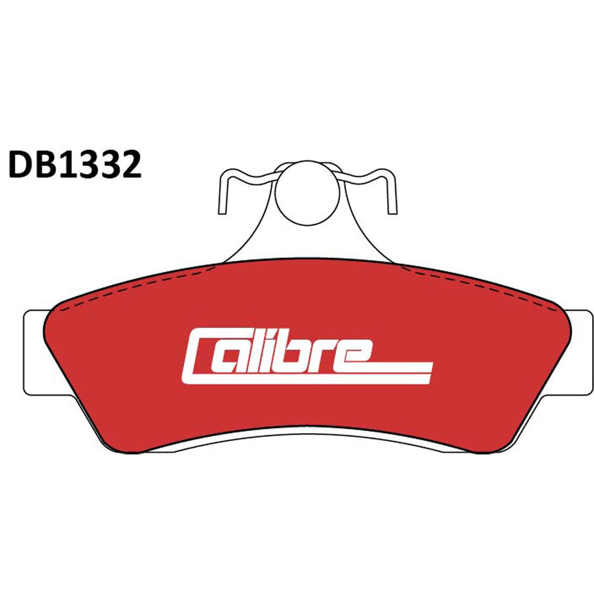 Calibre Disc Brake Pads DB1332CAL, , scaau_hi-res